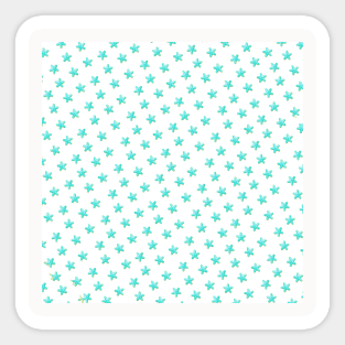 Summer Neck Gator Blue Starfish Sticker